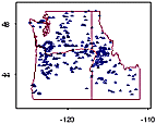 Temperature Data locations